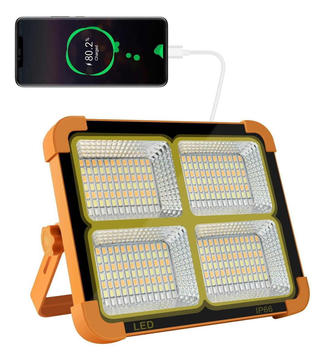 Lampara De Emergencia Foco Solar Recargable Led Camping