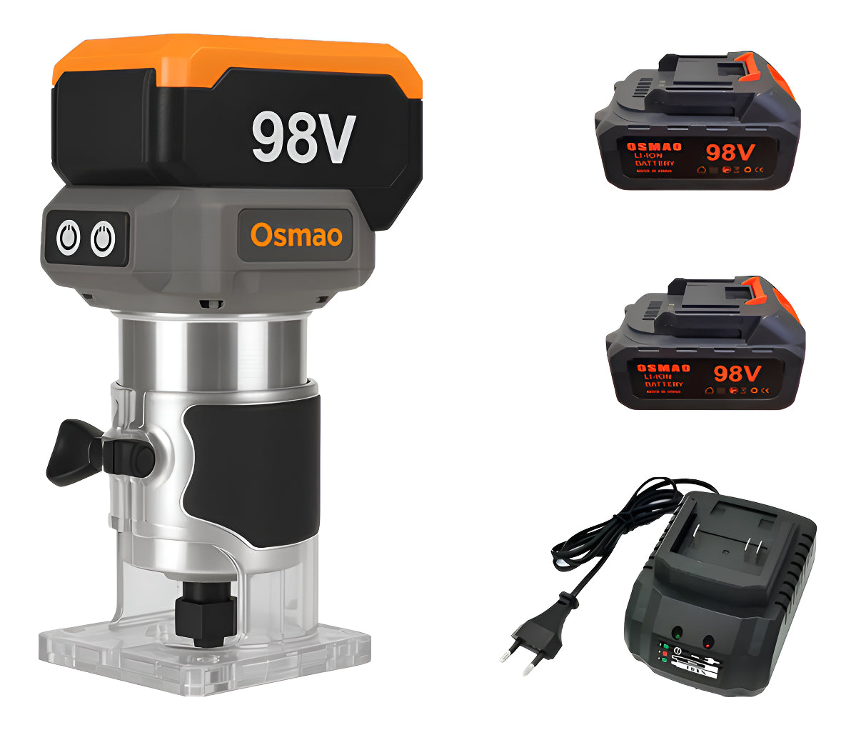 Fresadora Router Osmao 31000rpm Toma De 1/4 Electrica 1160w