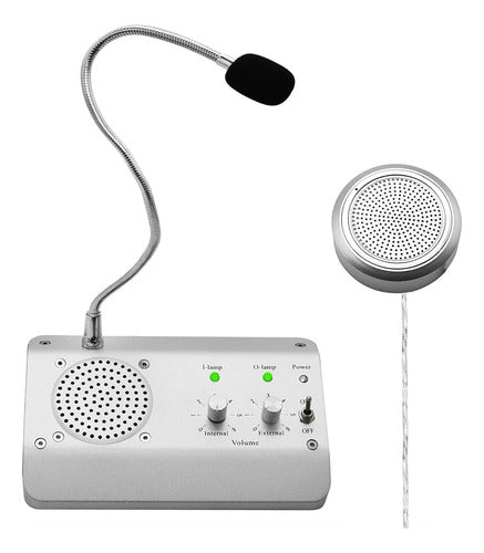 Intercomunicador Microfono Para Bancos Y Cajas Citofono