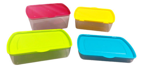 Organizador Refrigerador Cocina Premium Set 4 Contenedores
