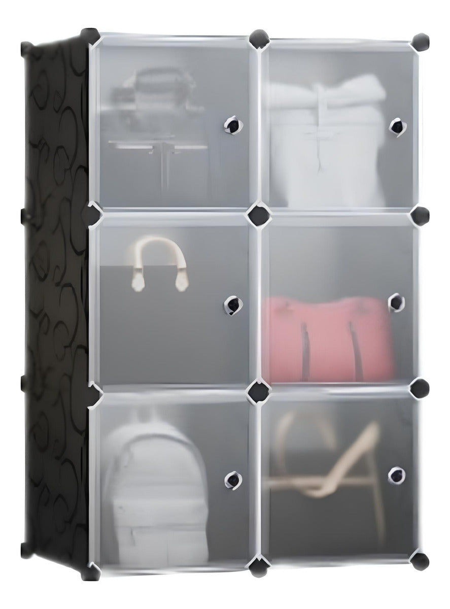 Hermoso Organizador Closet Modular Armable Baño Transparente