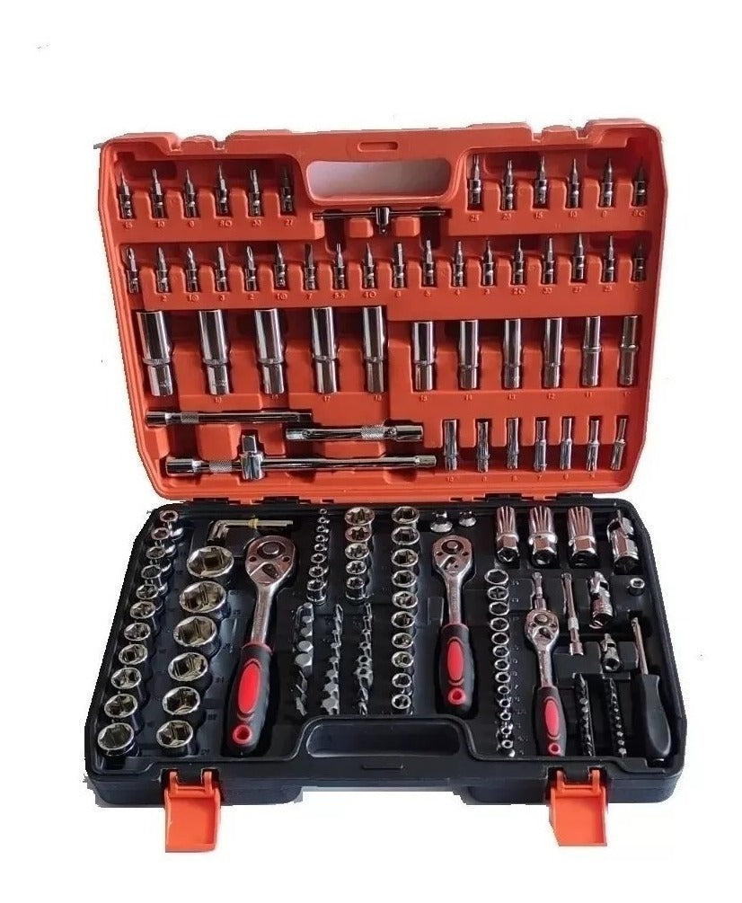 Caja Set D Herramientas D 172 Pcs Cr-v Esencial Alta Calidad