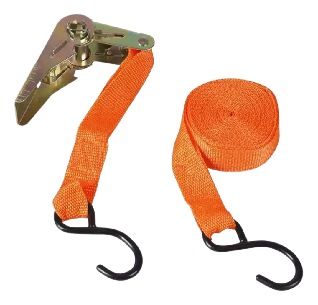 Eslinga Cinta Amarre Con Ratchet 1 Pulgada X 15 Ft