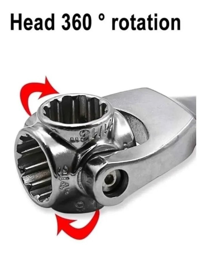 Llave Multiusos 48 En 1 Con Giro De 360 Grado.llave Tigre