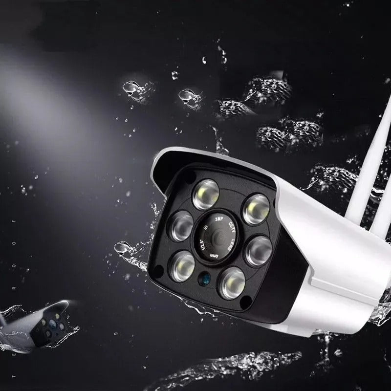 Camara Ip Exterior Inalamabrica Wifi 1080 Hd +soporte