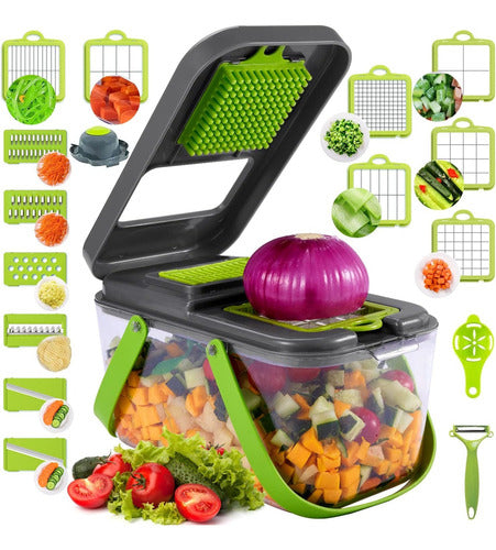 Picador Cortador Rallador De Verduras Y Frutas Multiuso
