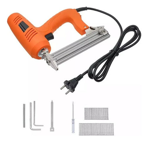 Pistola De Grapas Eléctrica, Clavadora Para Marcos, Muebles