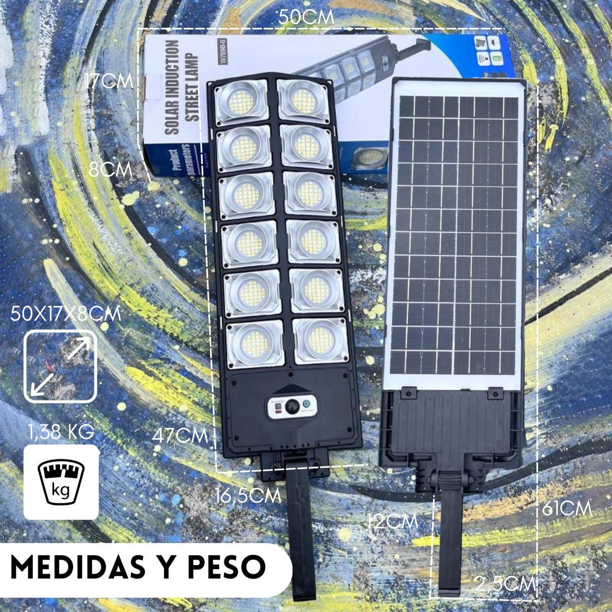 Foco 504 Led Reflector Solar Exterior 300w Ip65