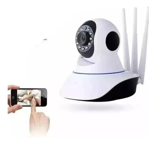 360°高清电动夜视安全 IP 摄像机