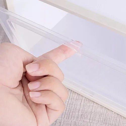 Pack 6 Organizador De Zapatos Caja Organizadora Transparent